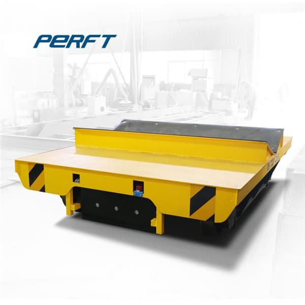 Automatically Control Battery Power Rail Guided Vehicle For Pallet Production Line